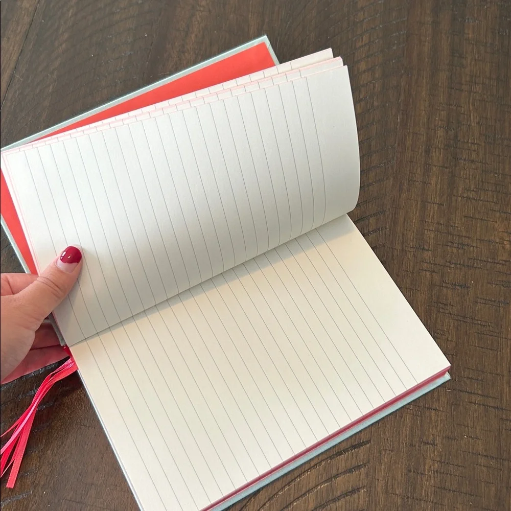 Kate Spade Light Blue Journal with Gold Logo - Picture 5 of 5